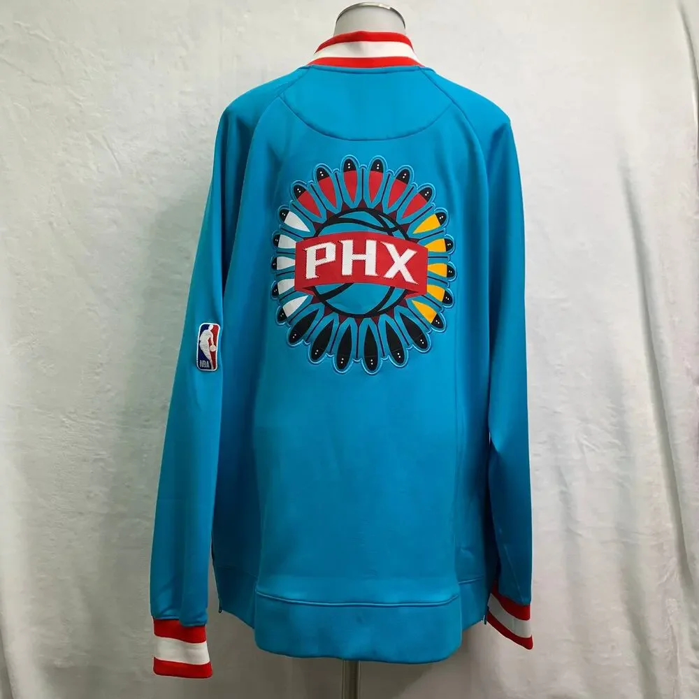 NWOT NBA Phoenix Suns City Edition Showtime Thermaflex Tribal Full Zip Jacket
